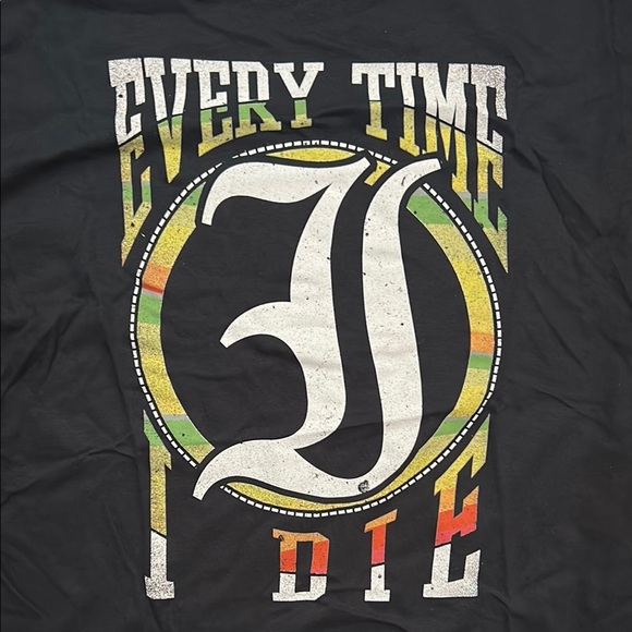 Every Time I Die Black Graphic Tee, Size XL, New Without Tags - Picture 2 of 8